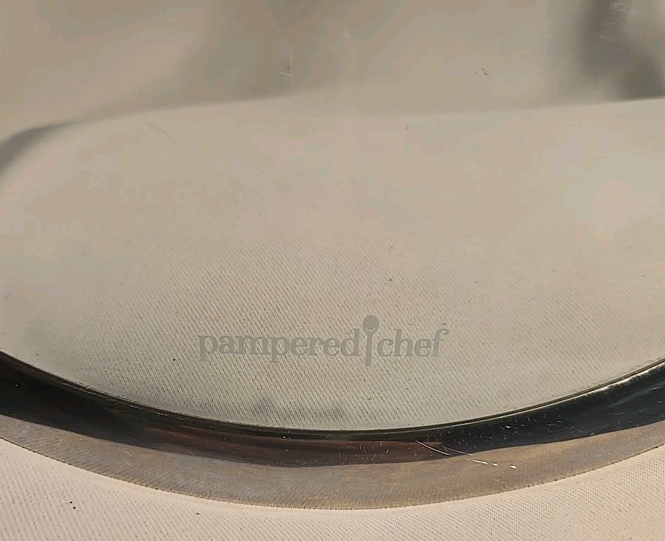 Pampered Chef 11″ Stainless Steel Skillet Replacement Glass Lid ONLY