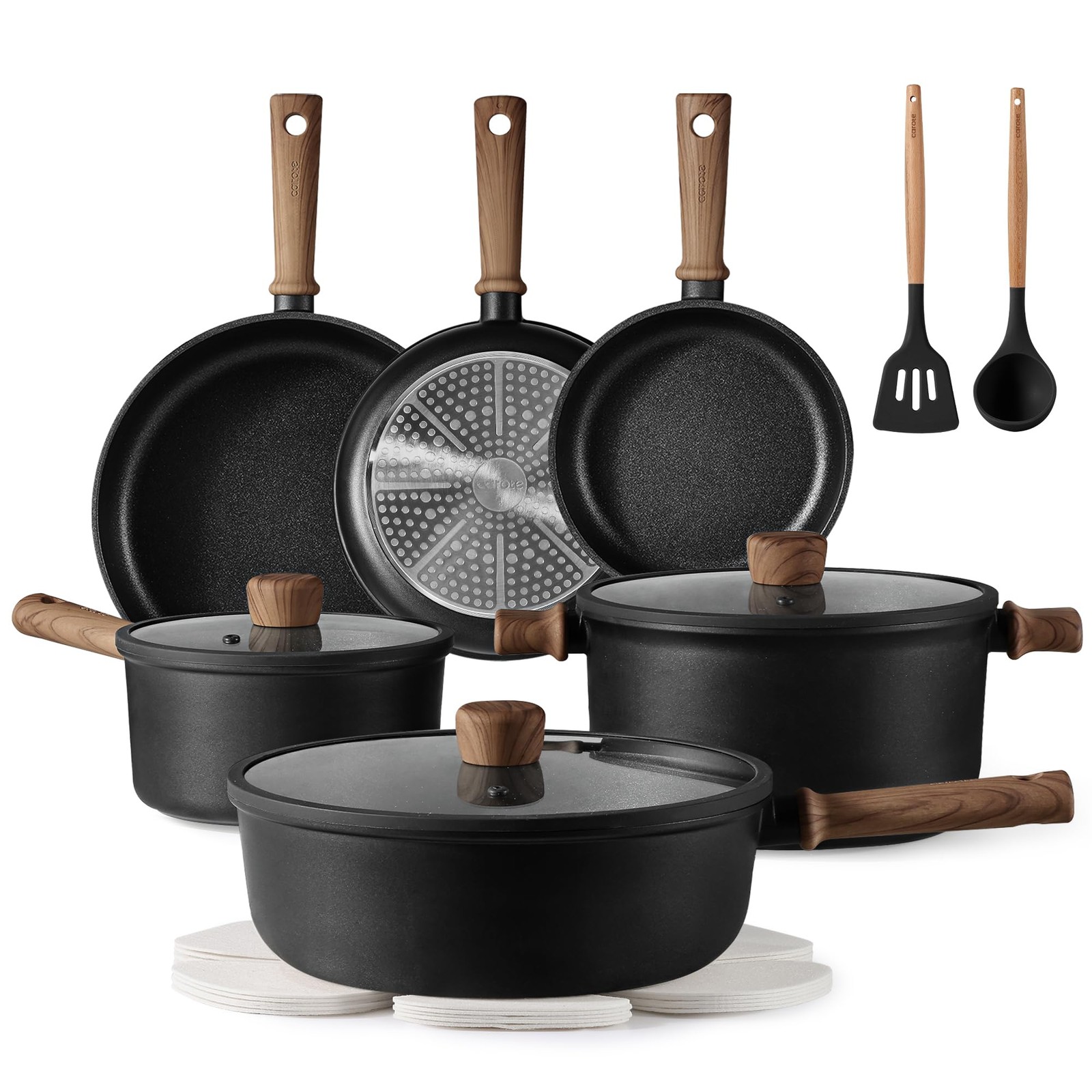 Carote Nonstick Pots And Pans Induction Cookware Set Kitchen Cooking Sets Non