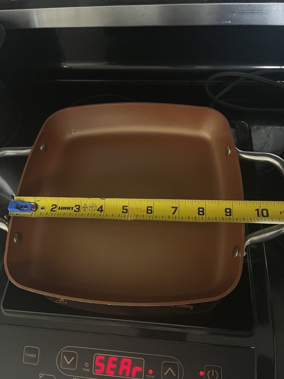 Copper Chef Digital Induction Cooktop Hot Plate Electric Burner w/ Fry Pan
