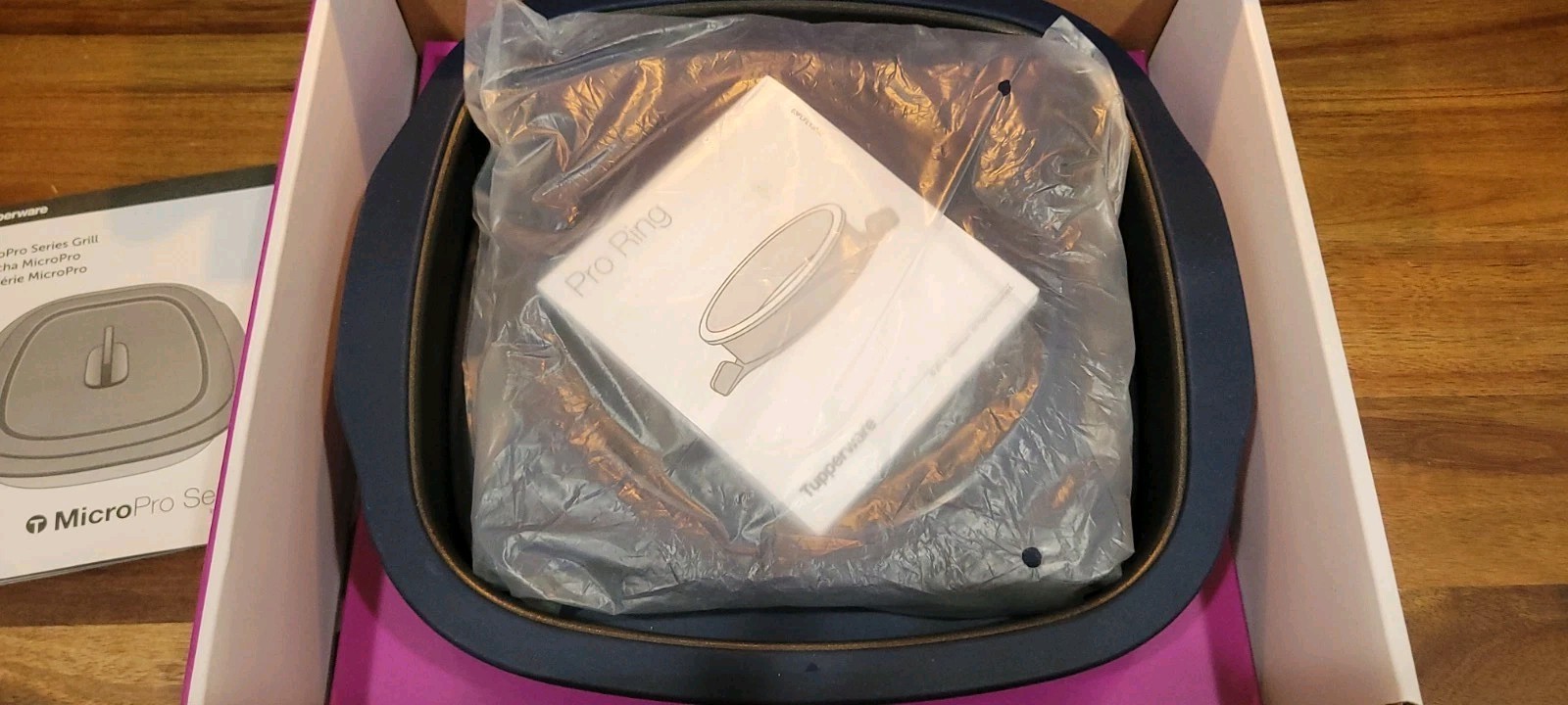 Tupperware Micropro Series Grill Set PLUS Pro Ring Microwavable BRAND NEW In BOX