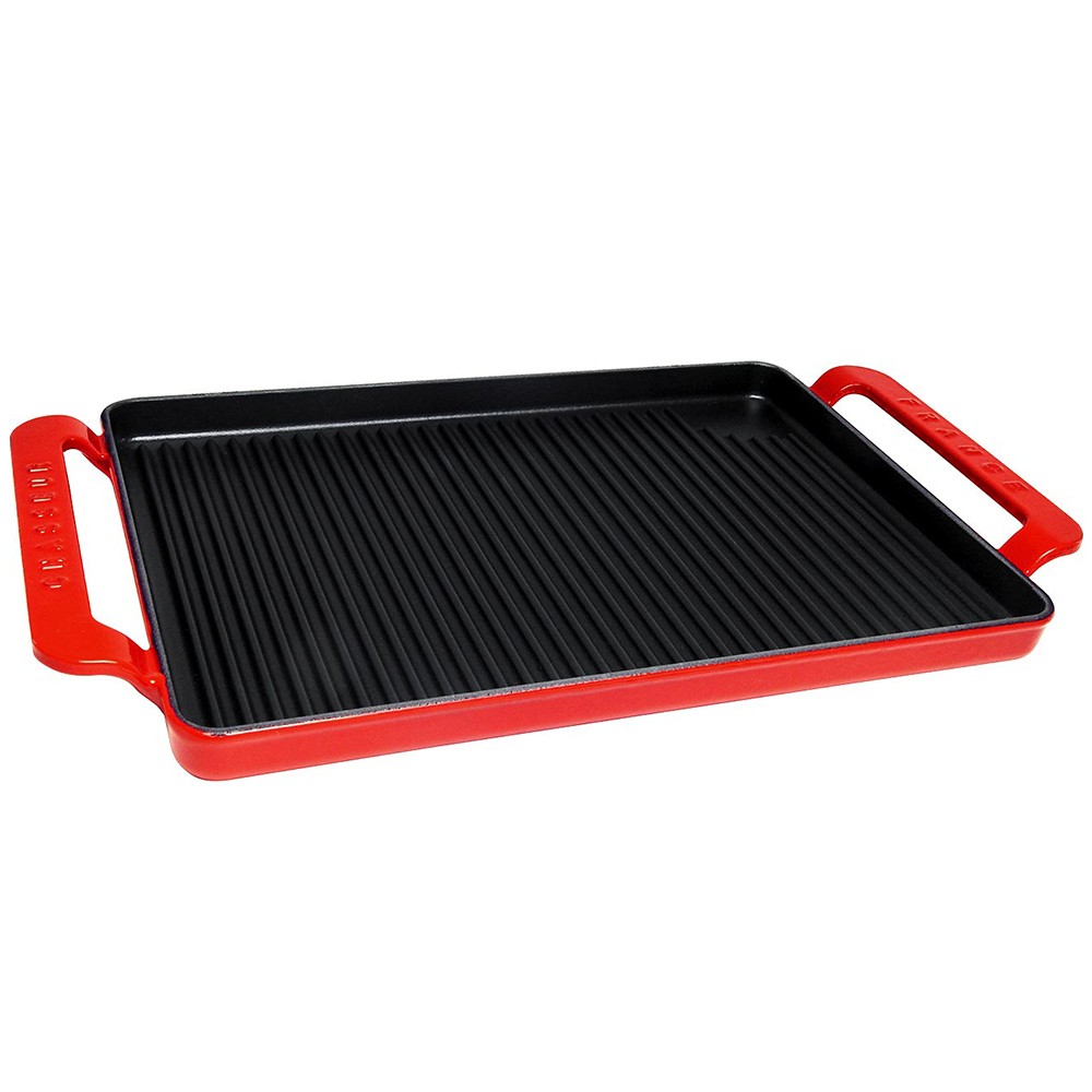 Chasseur Rectangular Grill Inferno Red 42x24cm