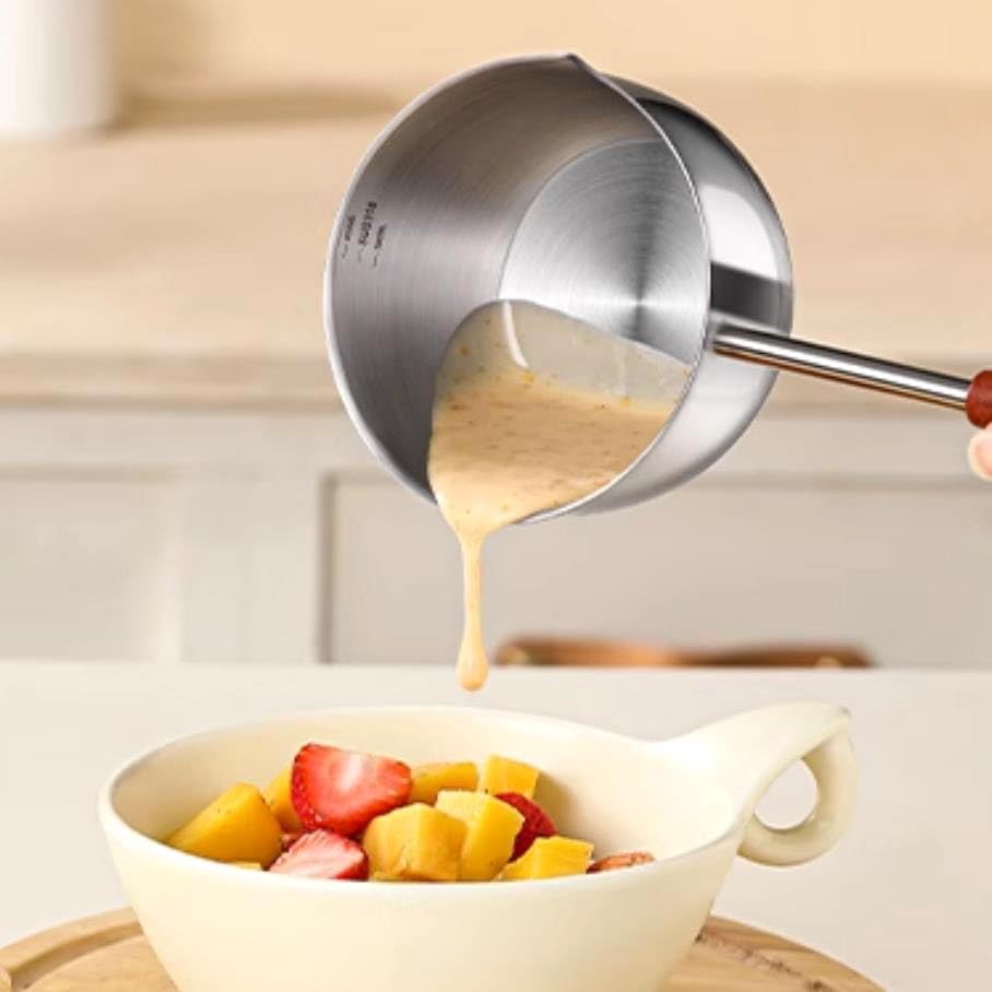 Mini Butter Warmer Small Sauce Pan Milk Warmer Pot Small Pot Melting Chocolate