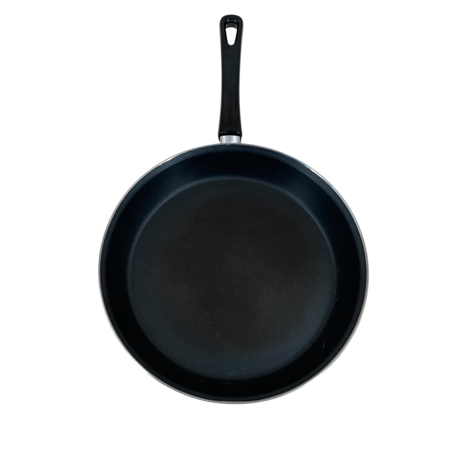 Megaware Nonstick 11.5″ Fry Pan Skillet Black Handle Made in Spain EUC Vintage