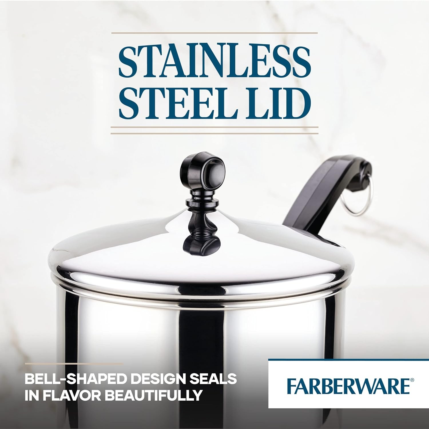 Classic Stainless Steel 2-Quart Mirror Satin Covered Saucepan,Silver,(Pack of 3)