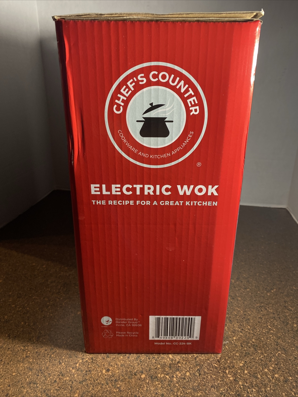 Chef’s Counter Electric Wok CC-224 2 Layer Nonstick Coating