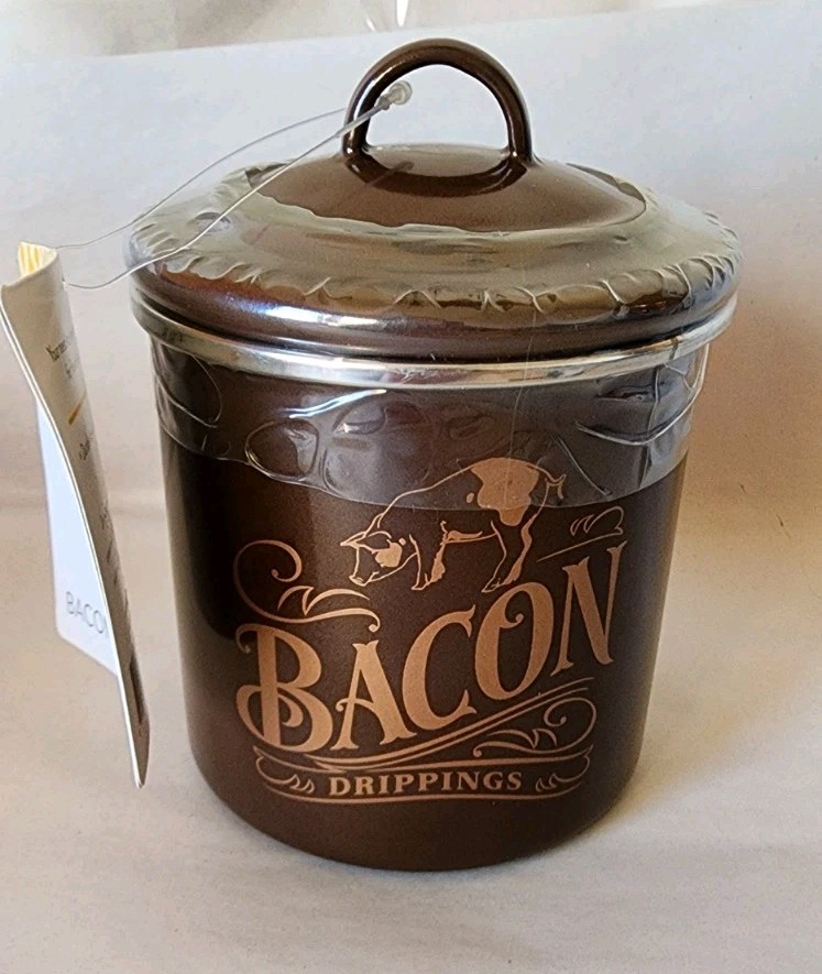 Ayesha Curry Modern Traditions Enamel On Steel Bacon Drippings Can