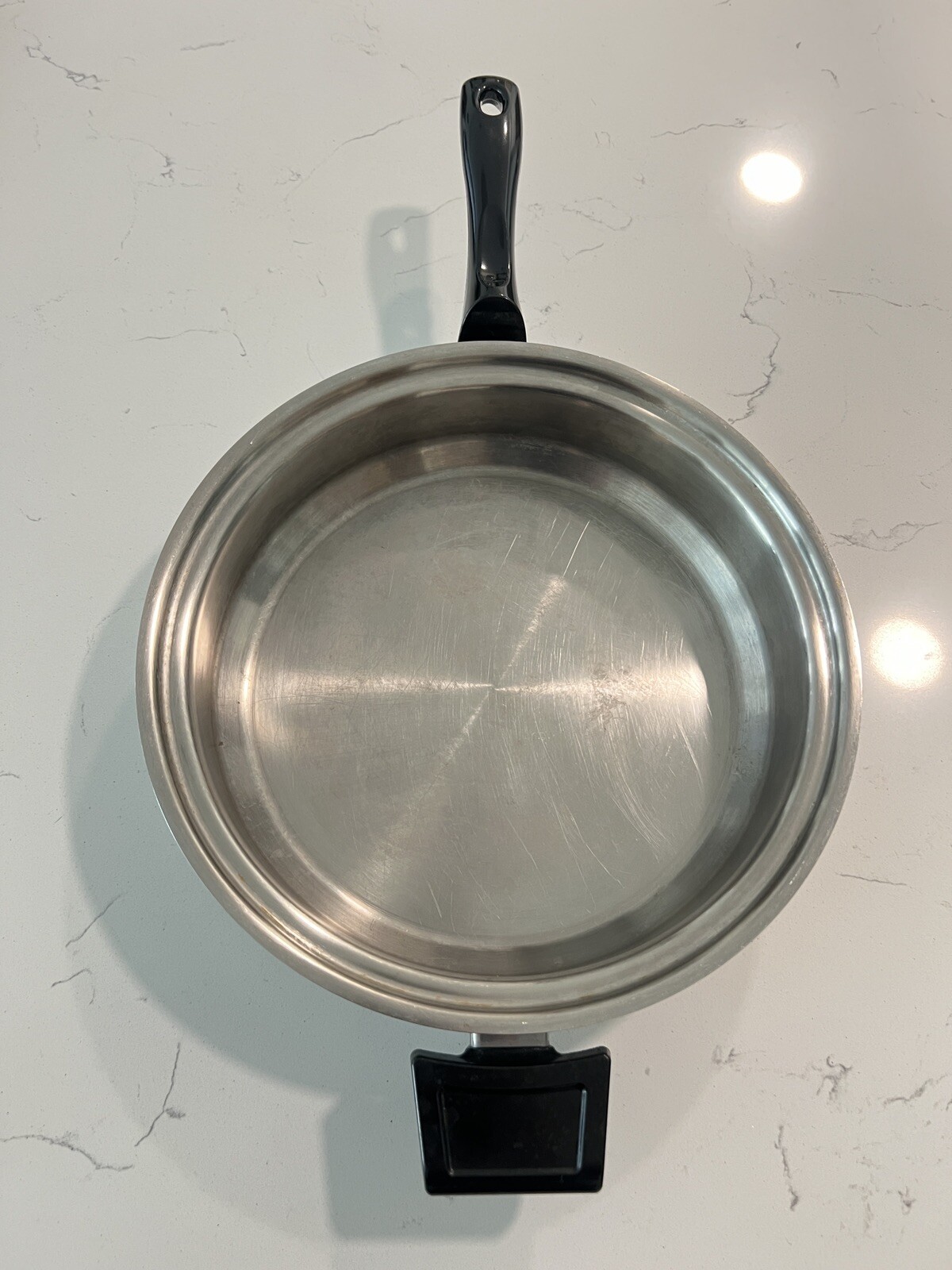 Americraft Healthy Gourmet 11.5” Saute Skillet Made In USA Stainless Steel Pan