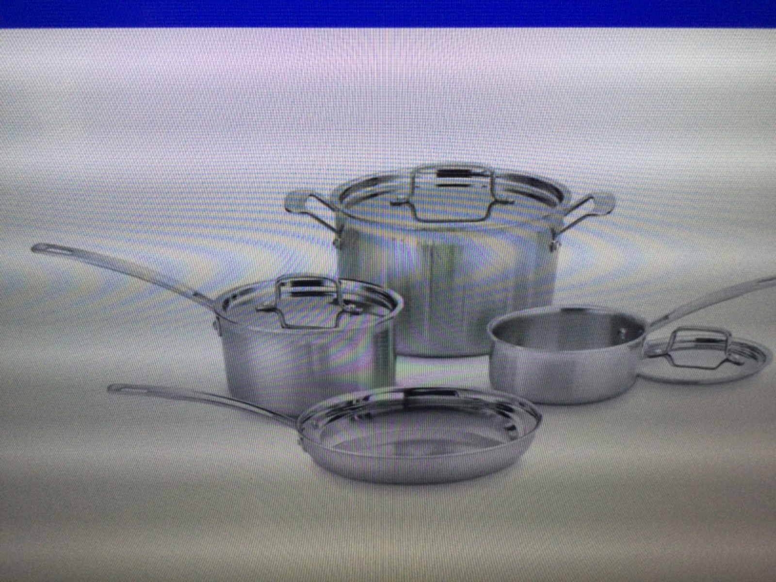 Cuisinart MCP-7NP1 Multiclad Pro Triple Ply 7-Piece Cookware Set Skillet