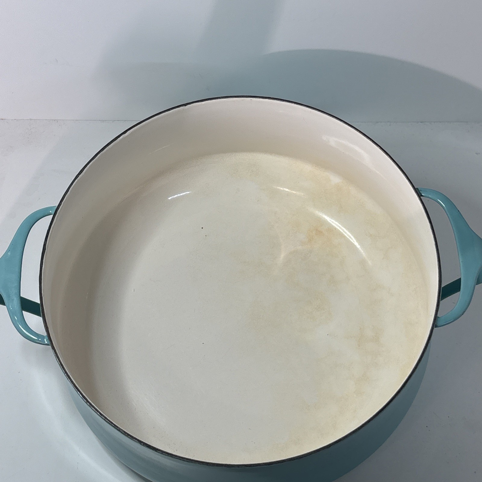 Vintage Dansk Kobenstyle Turquoise 6 Qt Dutch Oven Jens Quistgaard MCM 1960s 10”
