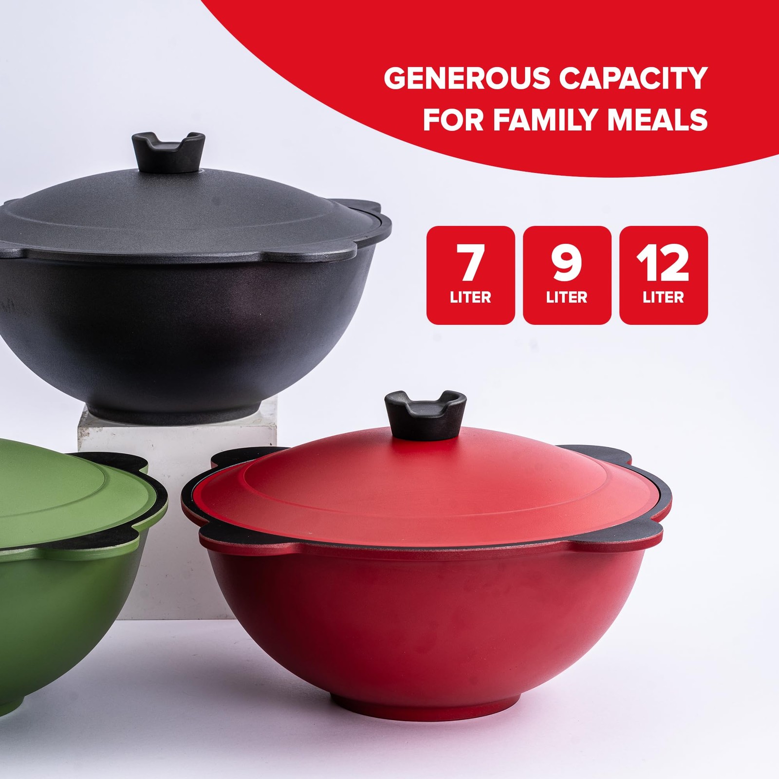 Qabili Pilaf Pot – Traditional Afghan Pilau Pot with Non-Stick Coating, Perfe…