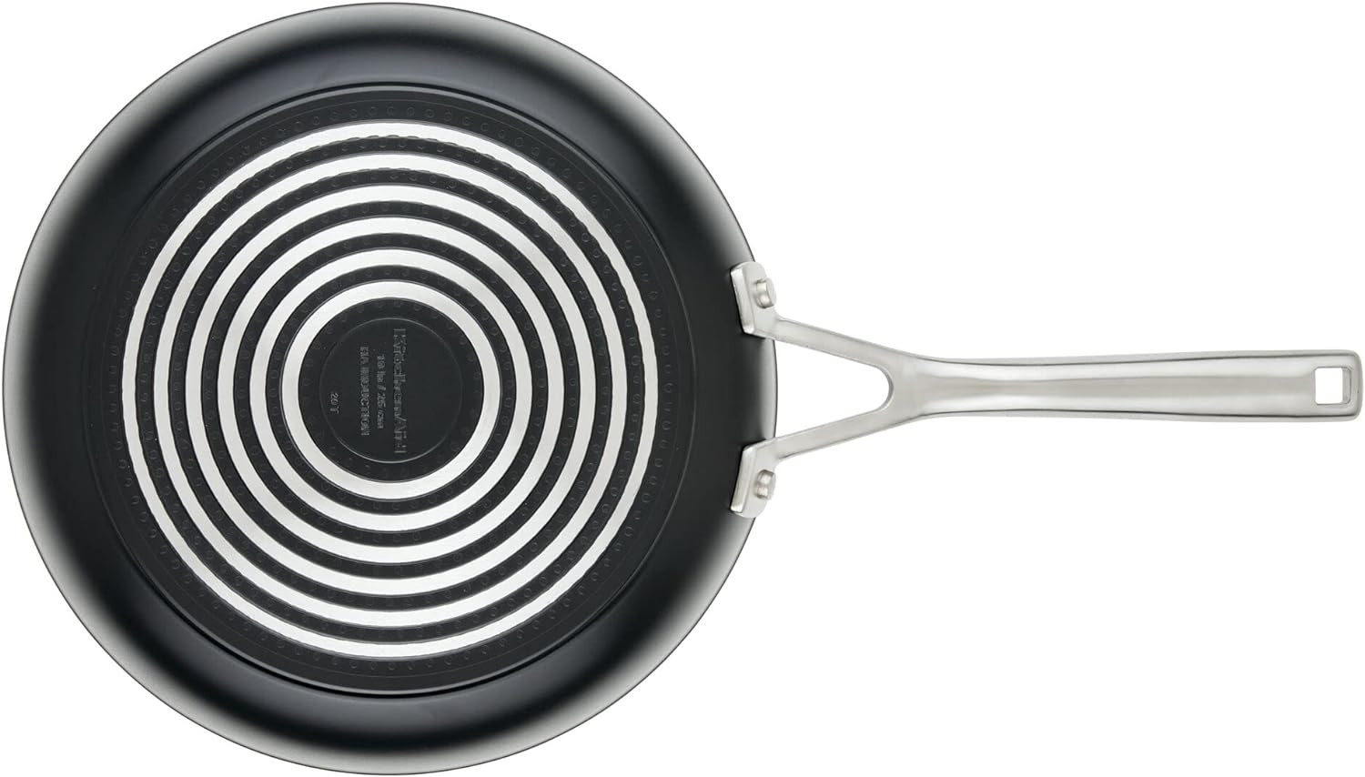 Induction Nonstick Frying Pan Set, 3-Piece, Durable & Easy-Clean, Matte Black