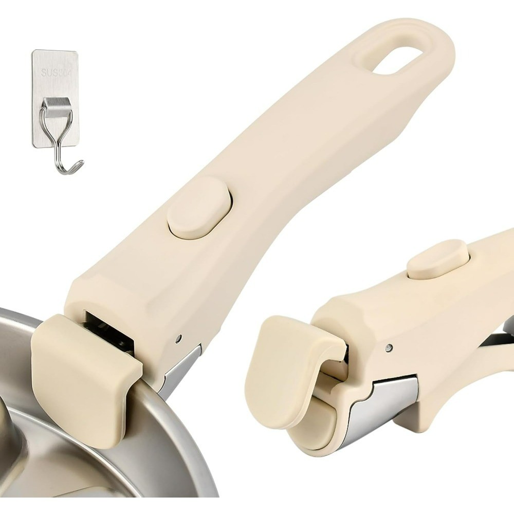 Detachable Pot Handle, Removable Replacement Handle for Pots and Pans, Universal