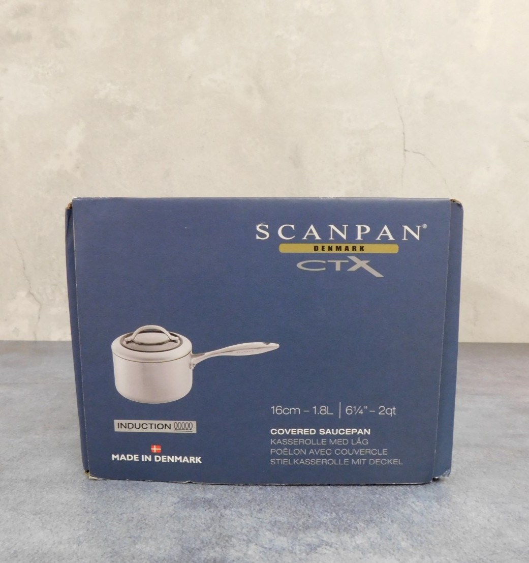 Scanpan CTX Nonstick Induction 2 Quart Covered Saucepan – New