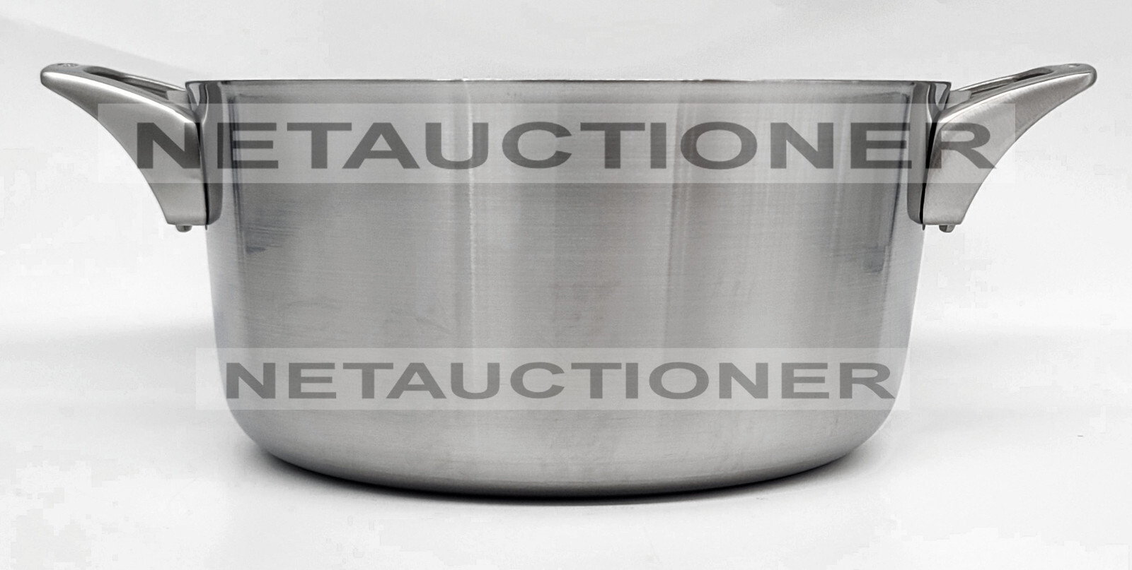 New CALPHALON Premier Space Saving 3 Layer Stainless Steel 6 Qt Stockpot