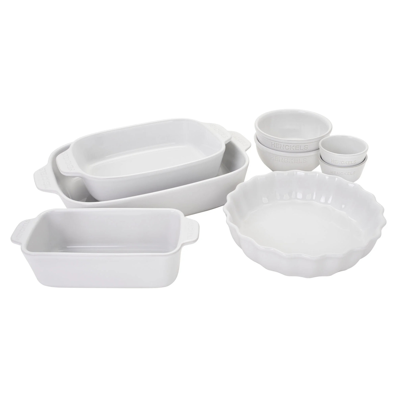 Zwilling J.A. Henckels Ceramics 8Pc Mixed Bakeware & Serving Set White