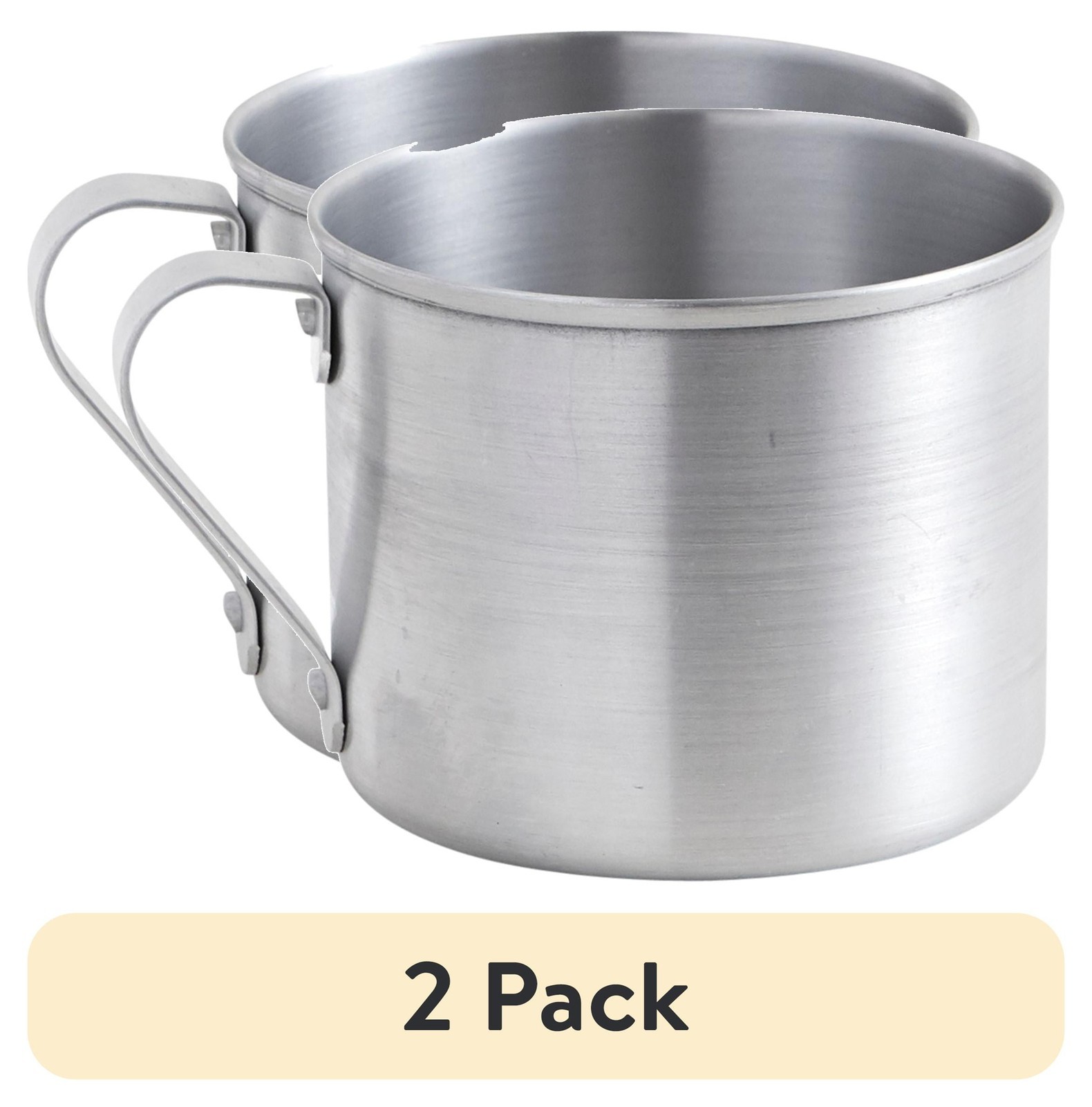 (2 pack 0.7qt Aluminum Mug
