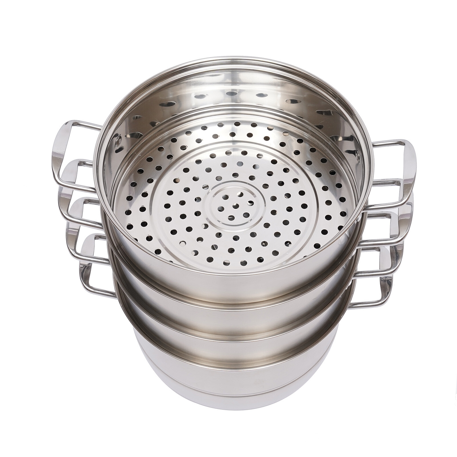 Stainless Steel 5 Tier Pot Steaming Food Steamer Cooking Cooker Cookware Large