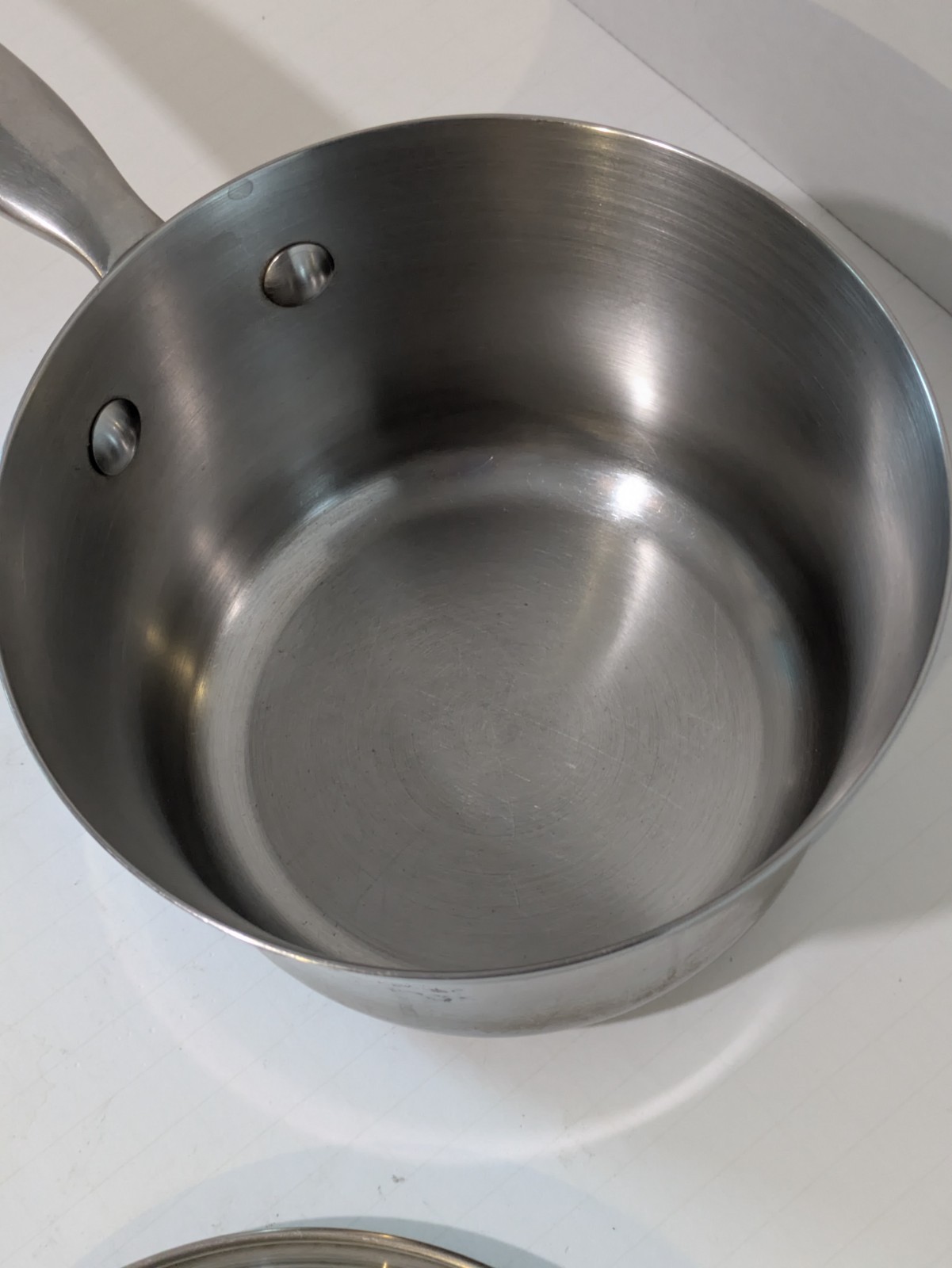 KitchenAid 1-3/4 Qt Stainless Steel Saucepan Lid 3-Ply Copper Base Induction