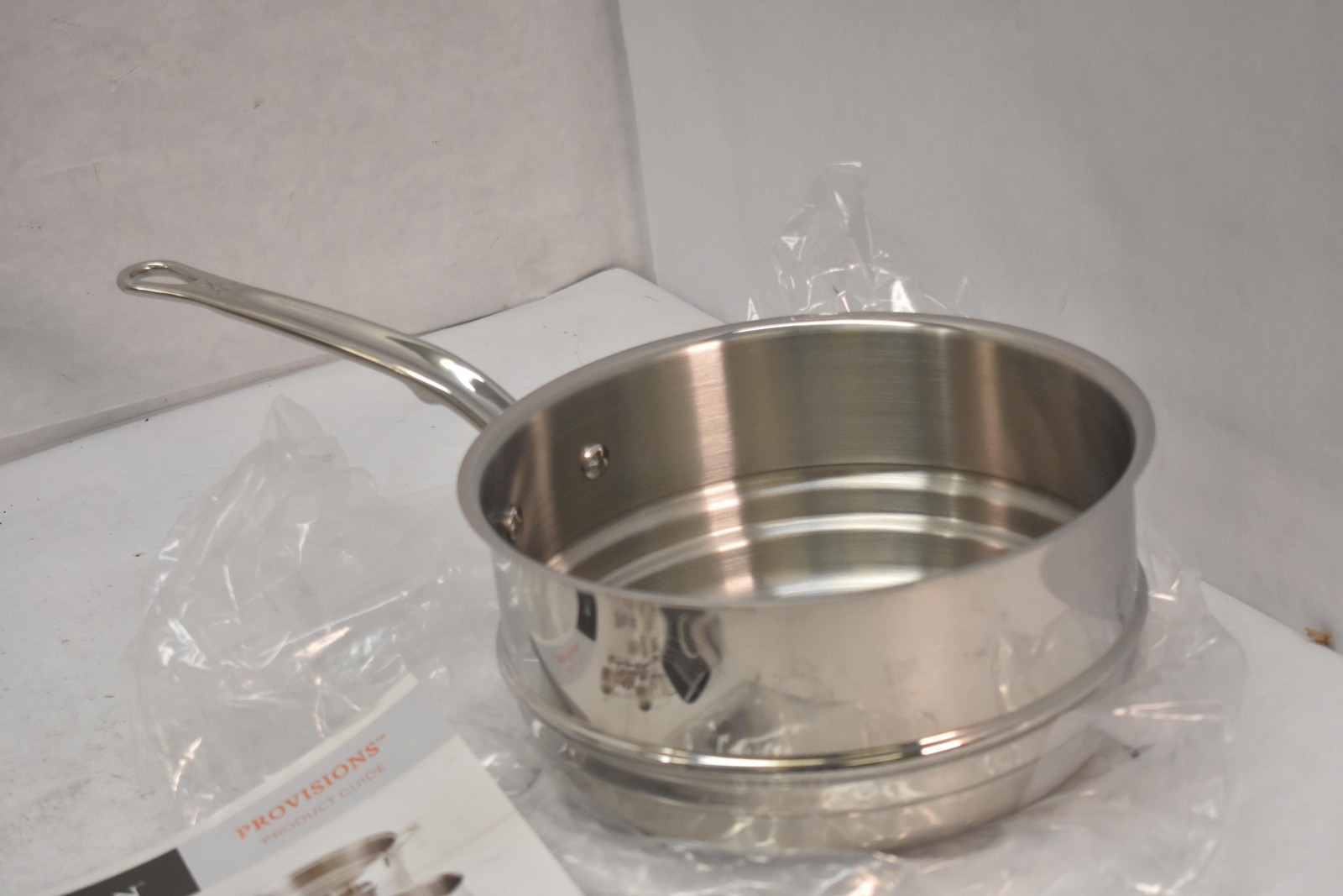 Hestan Steamer Insert 3 Qt 8 In Stainless Steel Silver Dishwasher 71047