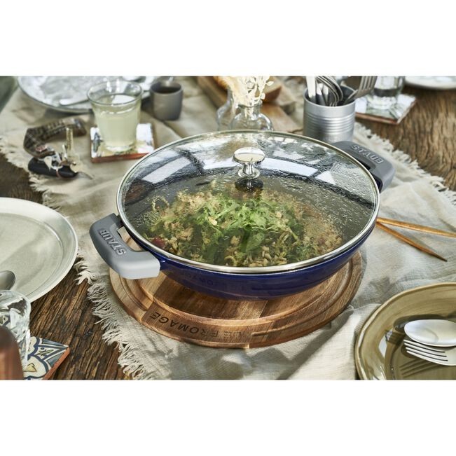 Staub Perfect Pan, Dark Blue, 4.5-qt, Made in France