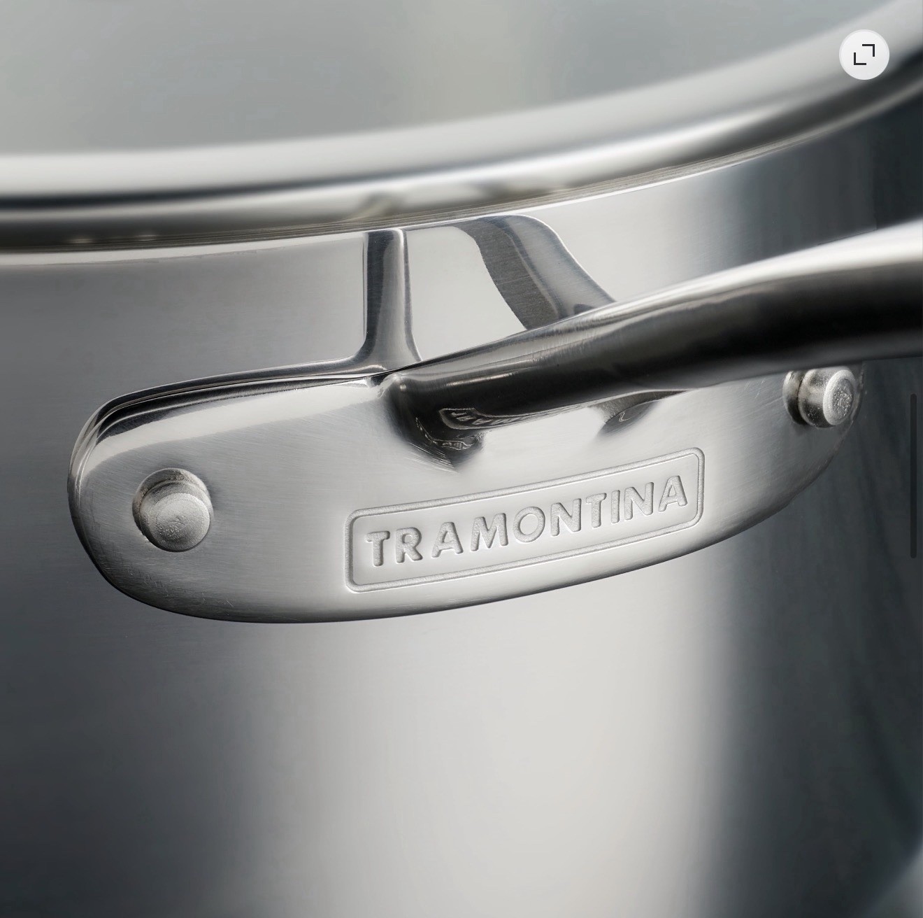 New Tramontina Clad 2 QT Covered Stainless Steel Sauce Pot