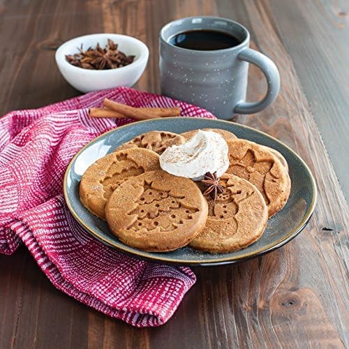 Nordic Ware Holiday Pancake Pan 10.5″ Non-Stick Cast Aluminum Griddle 7 Designs