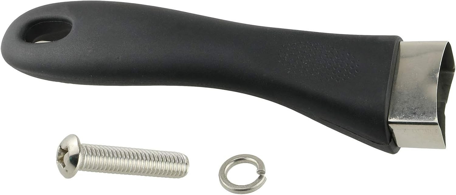 Versatile Bakelite Pot Handle Replacement – Sturdy Black Grip for Safety
