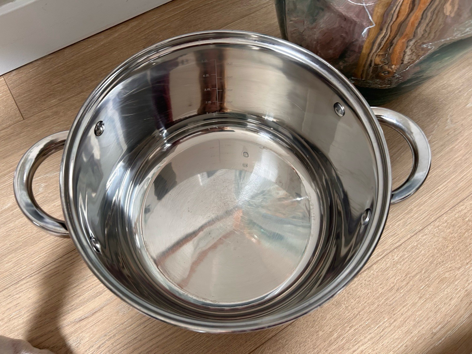 Bergner Essential Series Stainless Steel 5 quart Casserole Lid Cookware Italy