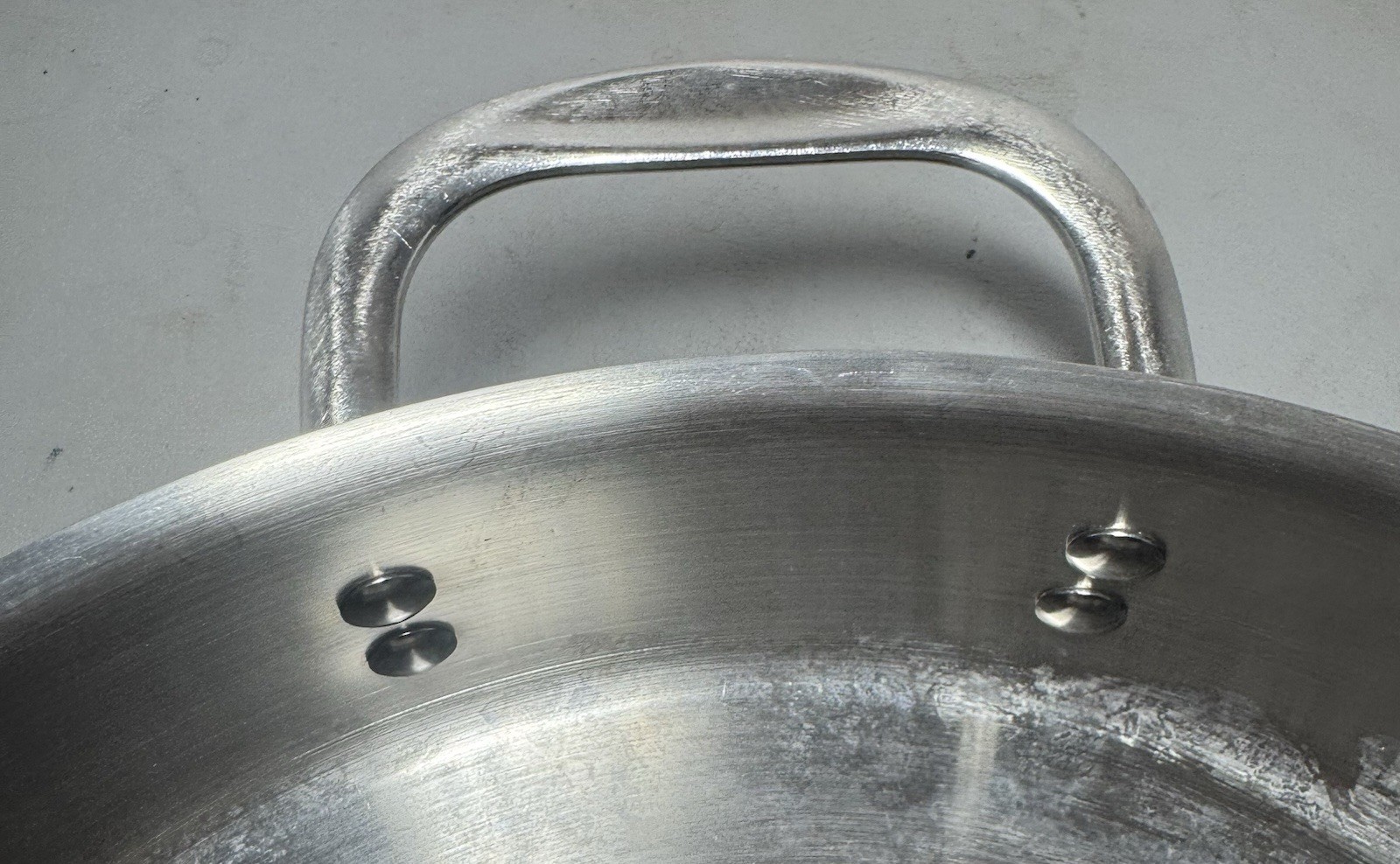 Calphalon 5 Qt Saute Pan 12″ Stainless Steel #5005 Helper Handle 2.5 “ Deep