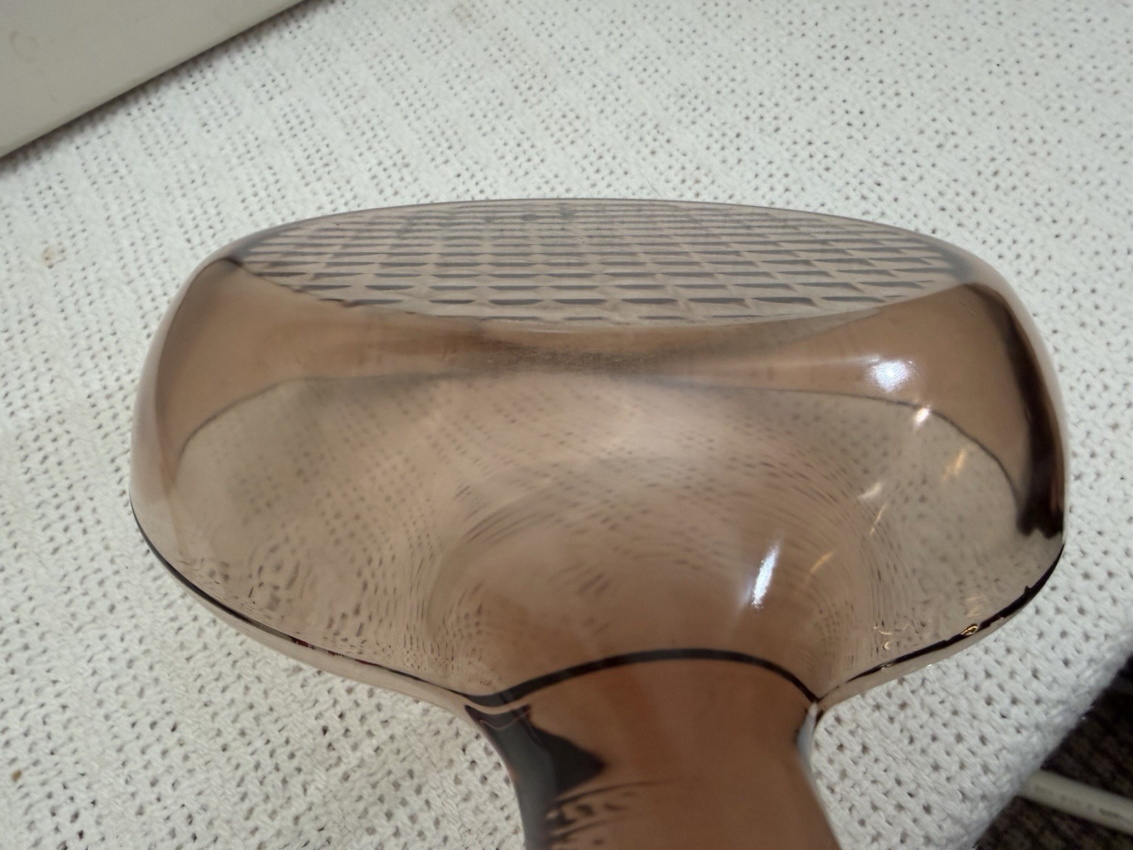 Vtg Corning Vision Ware #6 Amber Waffle Bottom 7”Fry Pan Skillet Pyrex No Lid