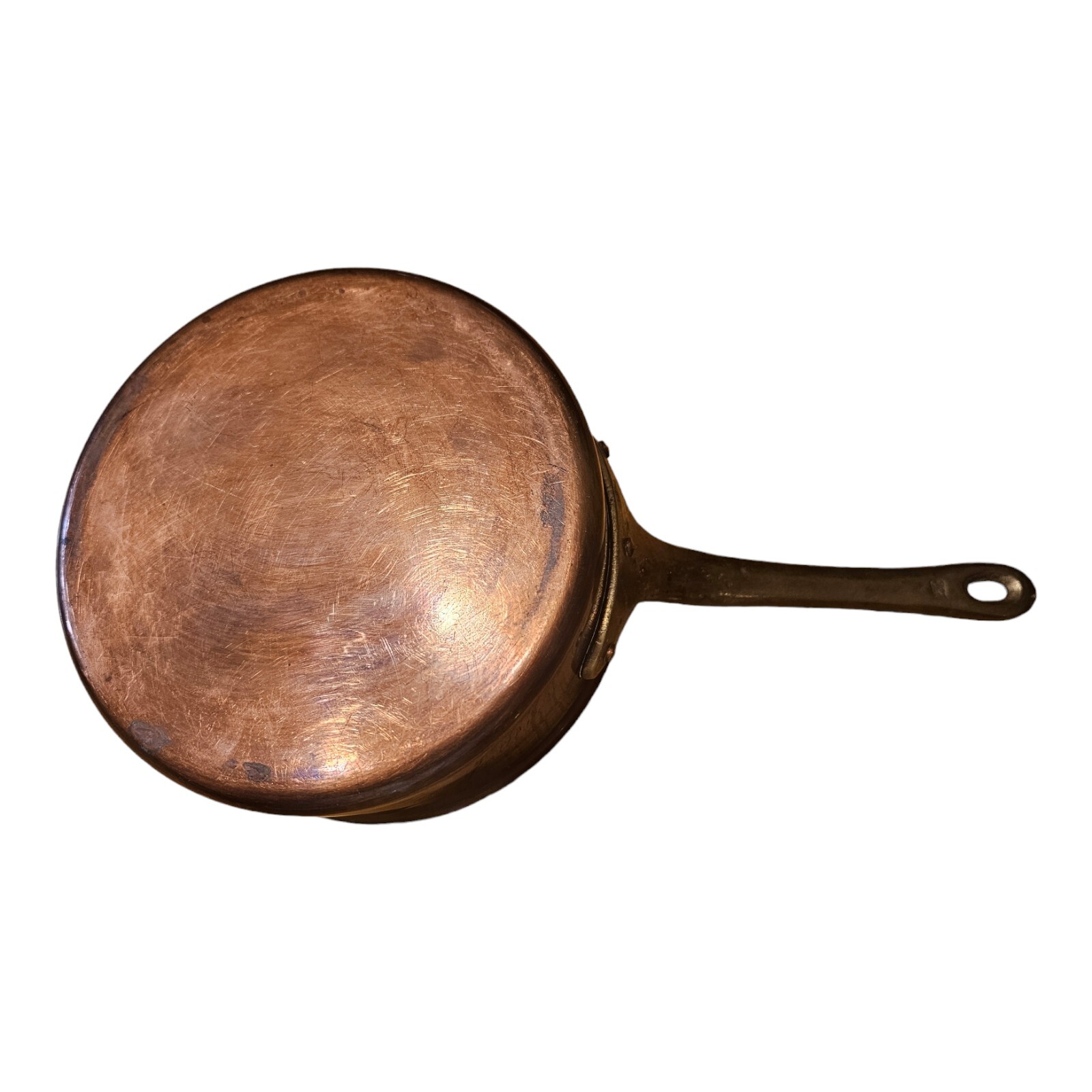 Vintage ODI Copper & Brass handled Pot Made in Korea 🇰🇷 7.5” (No Lid)