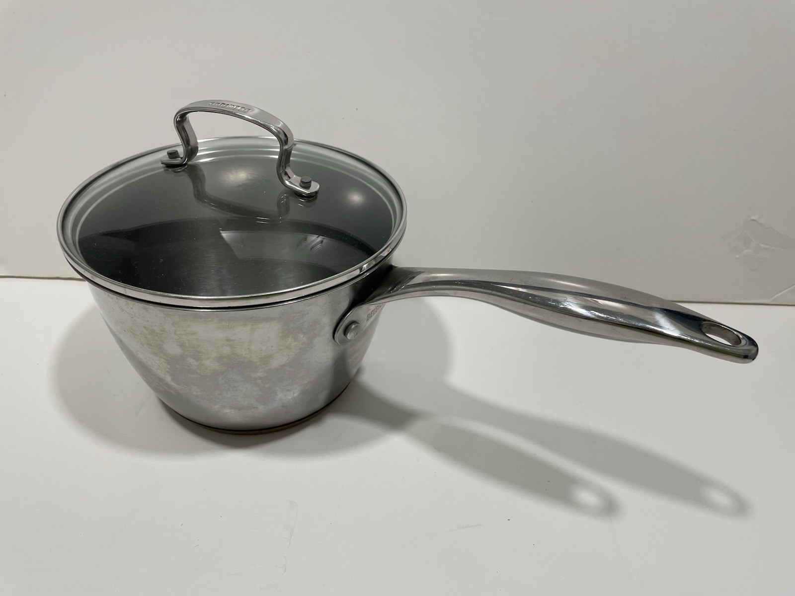 Tools of Trade Belgique 2.5 QT Saucepan Pan Stainless Steel Copper Bottom 10659
