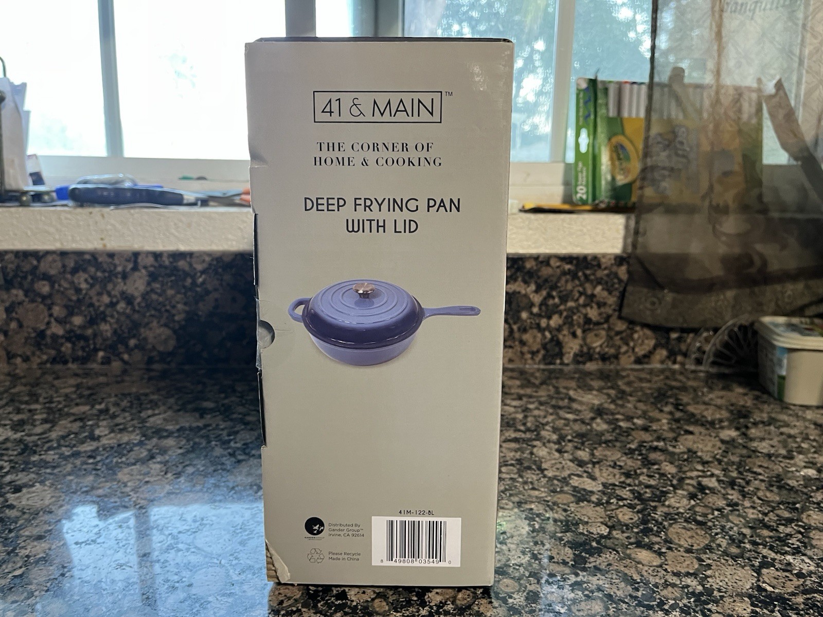 41 & MAIN DEEP Frying Pan with Lid