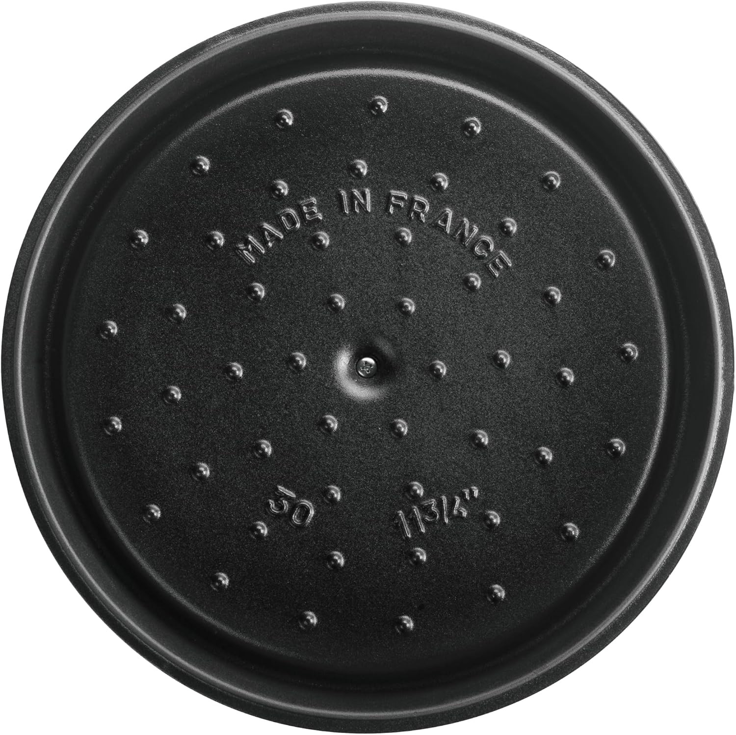 French Cast Iron Dutch Oven, 4-Qt Graphite Grey, Serves 4-6 People
