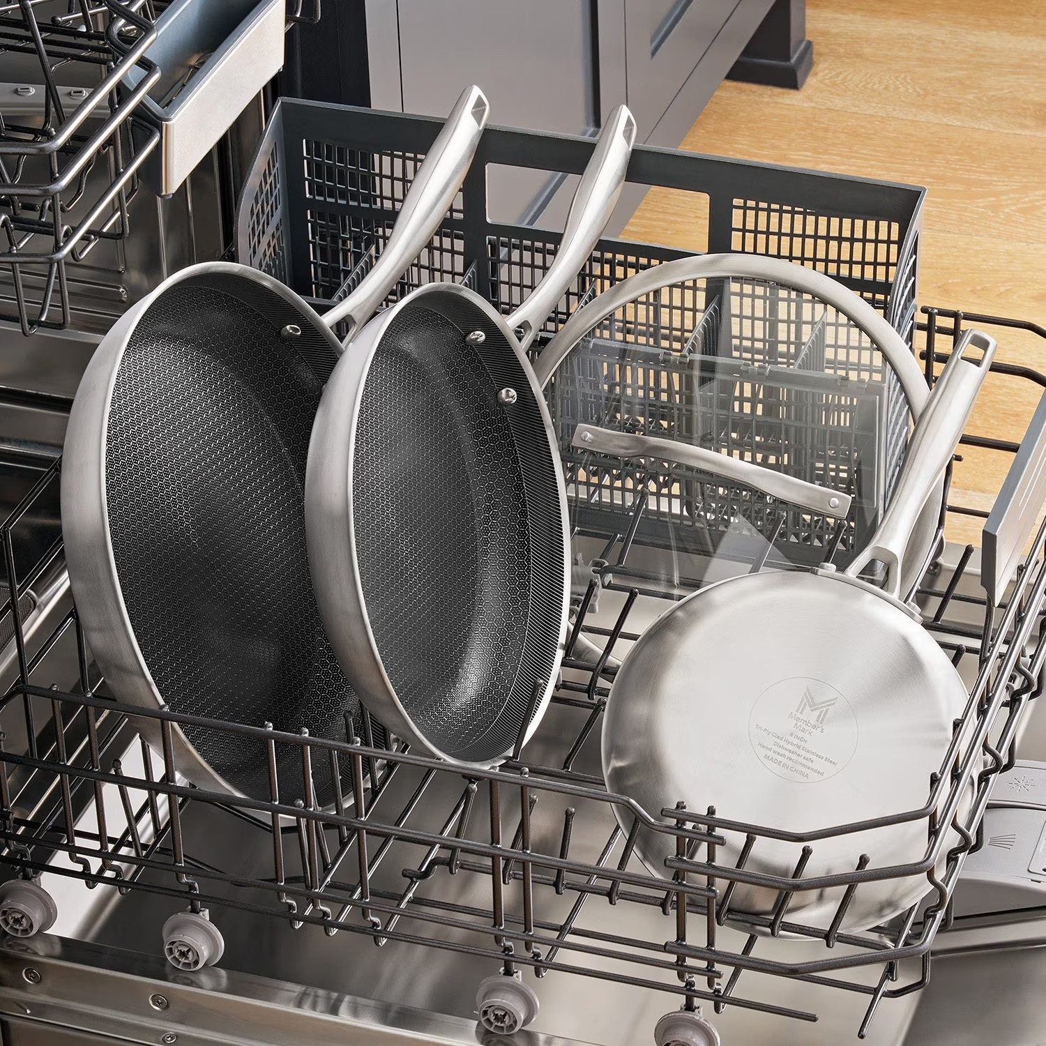 Member’s Mark 3-Piece Ceramic Hybrid Fry Pan Set