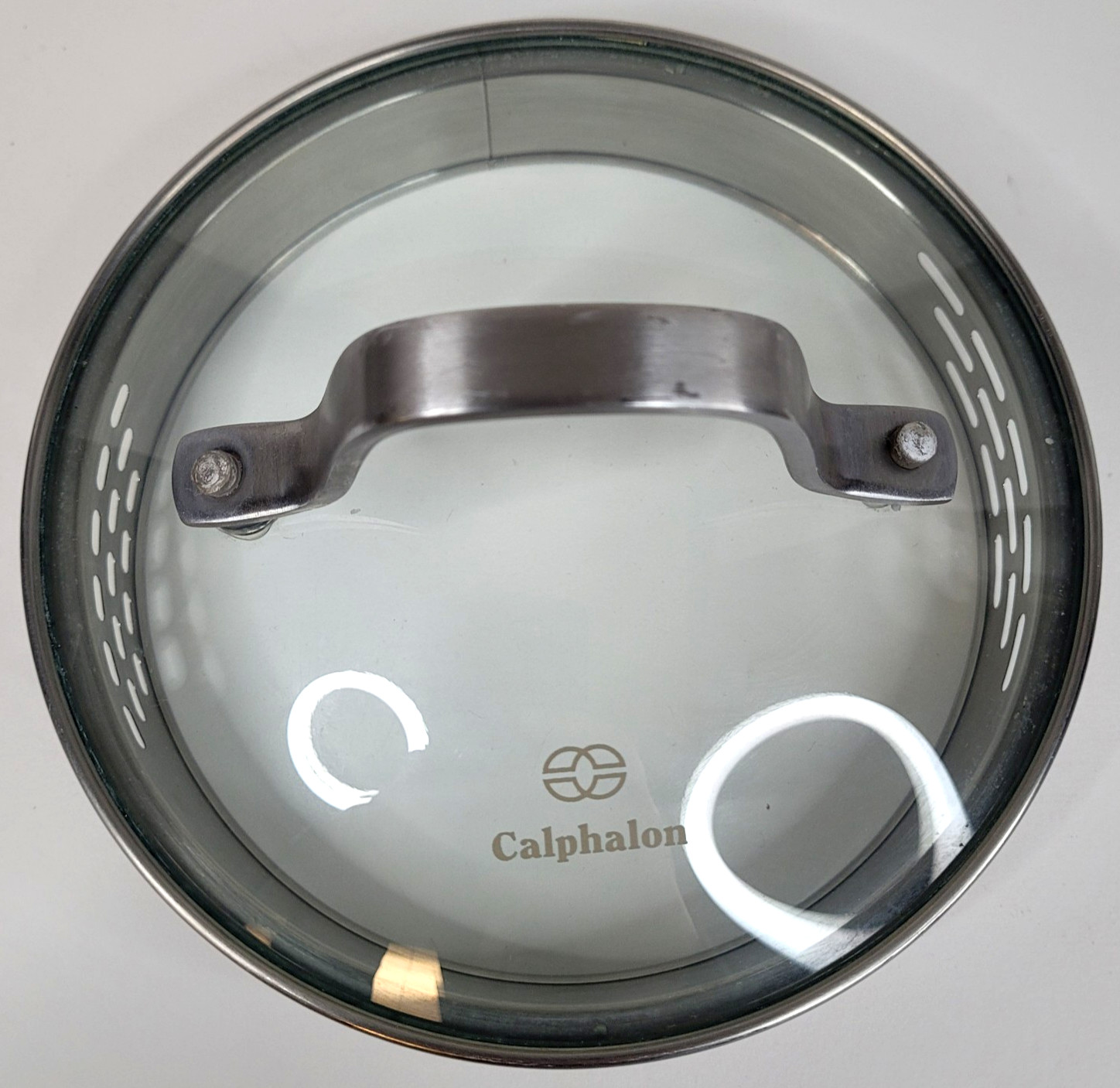 Calphalon Glass / Steel Strainer Replacement Lid OD 6 1/8″ ID 5 3/8″