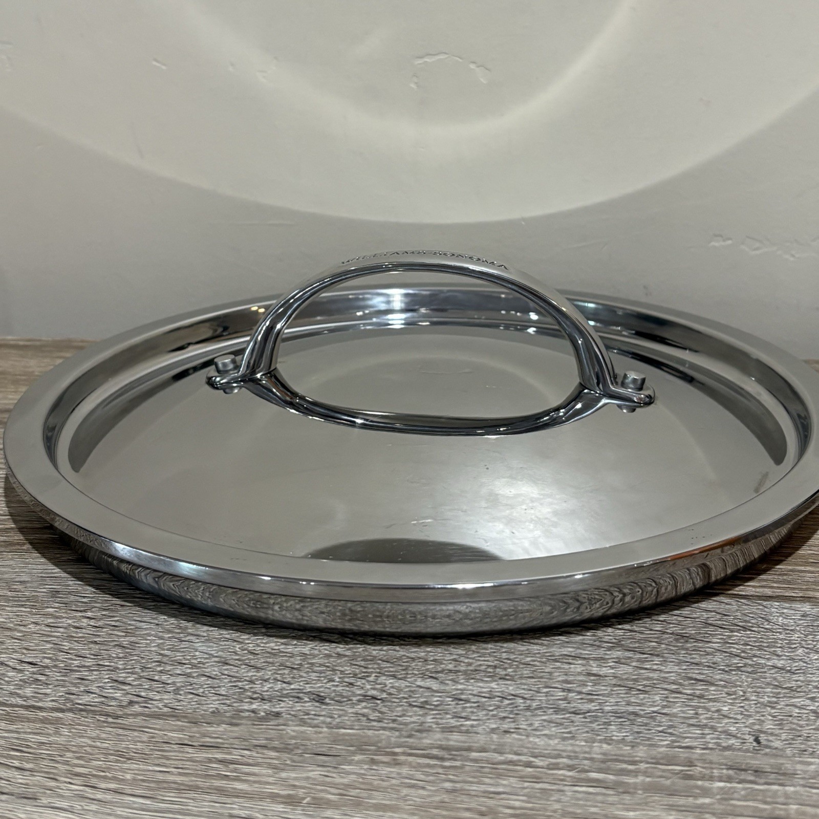 Williams Sonoma Stainless Steel Replacement Lid 10″ Diameter LID ONLY