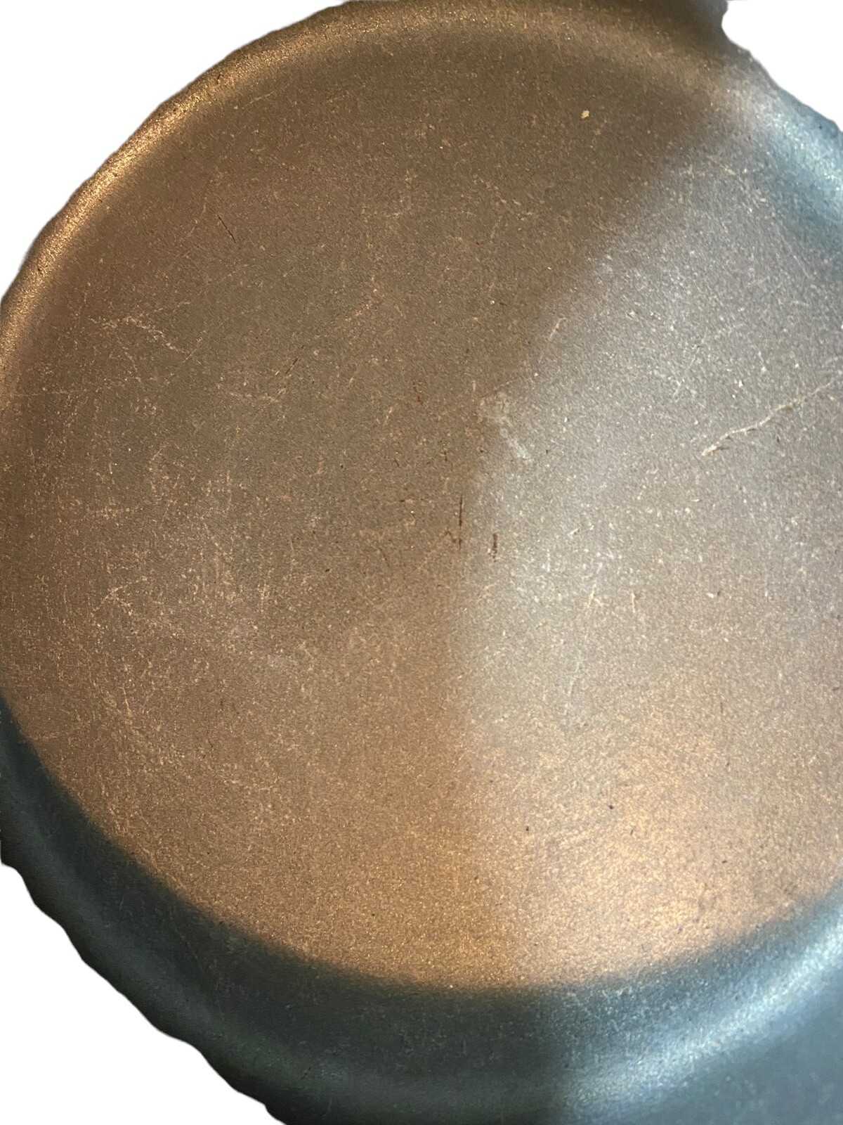 Vintage Sears Roebuck Cast Aluminum Nonstick Interior Harvest Gold Dutch Oven