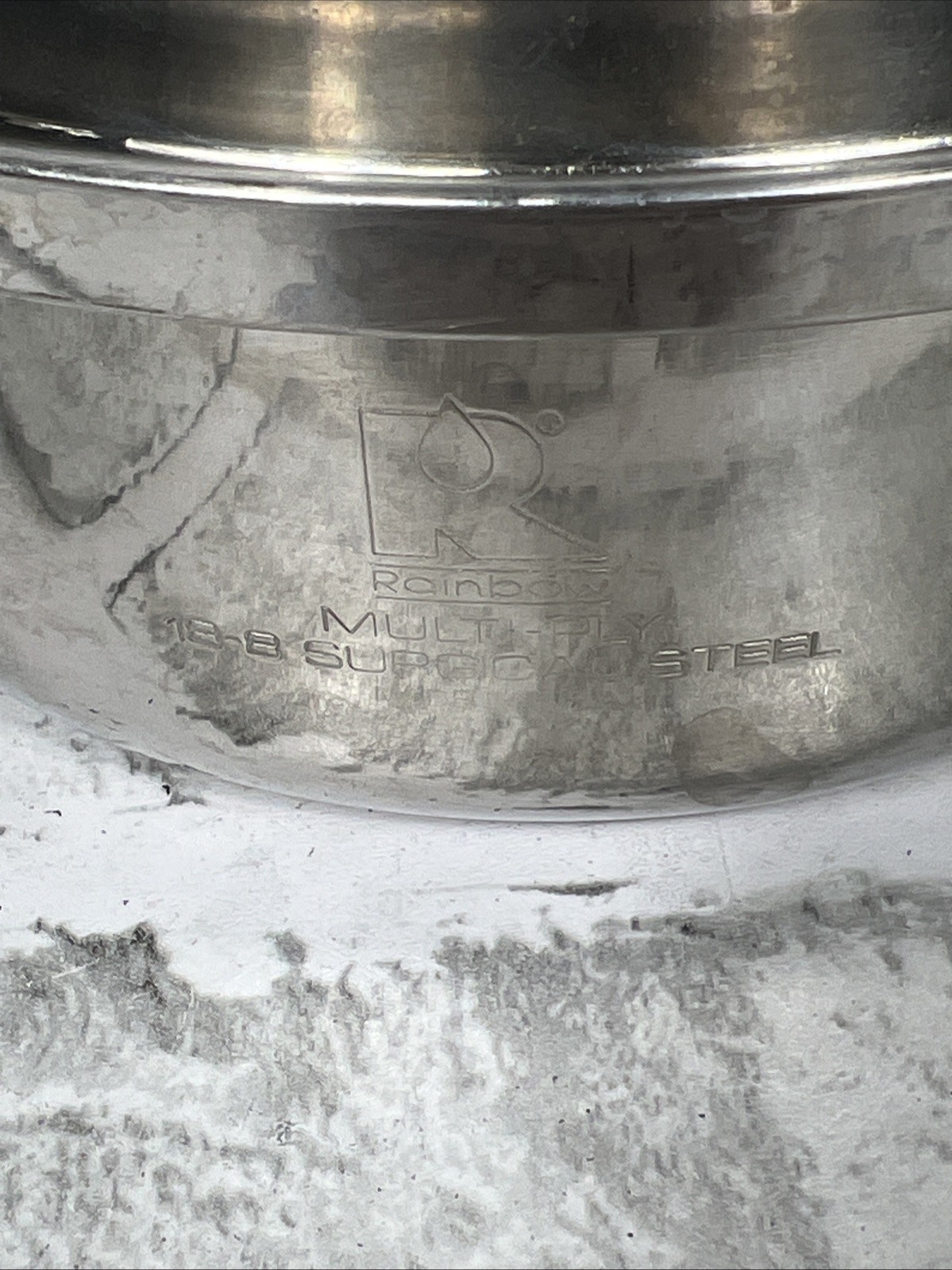 Vintage Rainbow Cooking System Surgical Stainless Steel Pot W/Lid