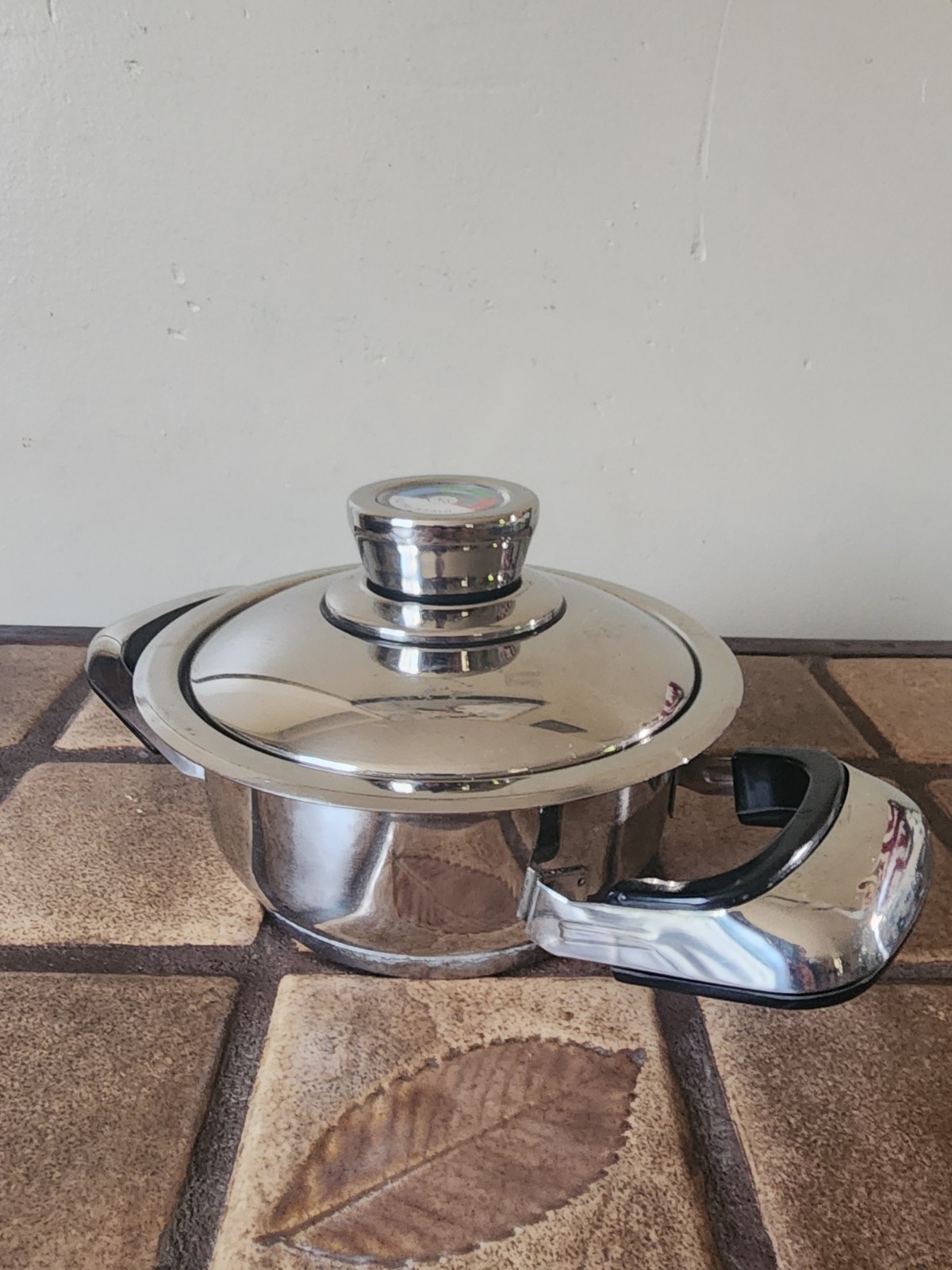Nutri Stahl Nutri Thermic 24 Element Stainless 1 Qt Saucepan Mini Pot W/ Lid EUC