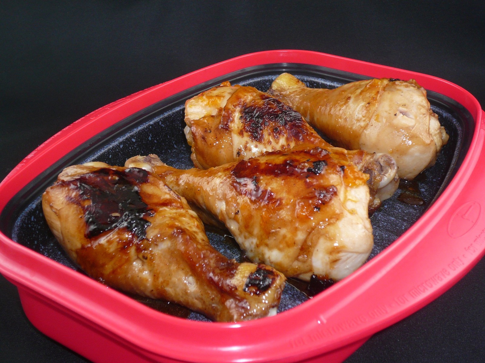 Grill Pan For Microwave Cooking Red