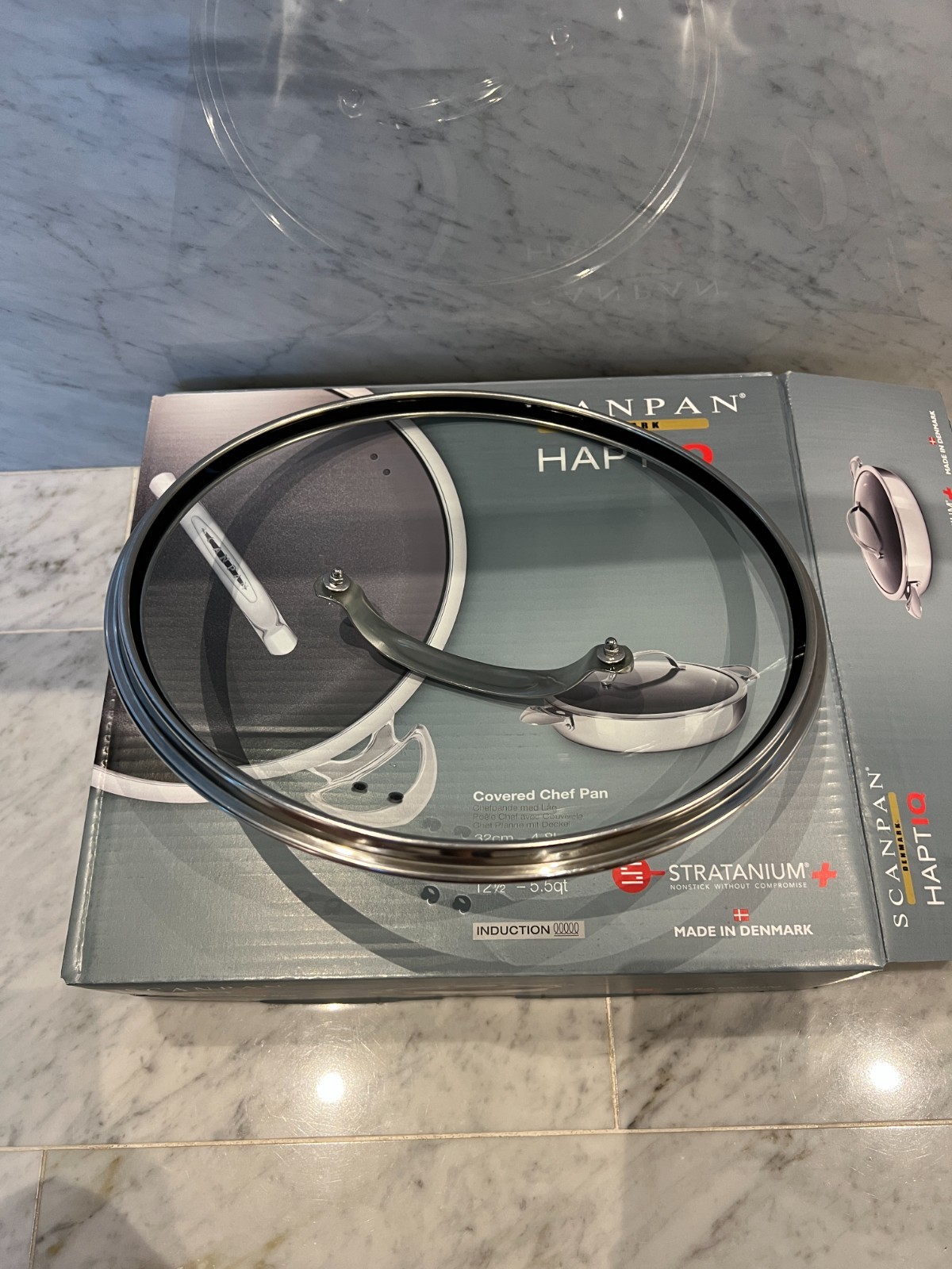 Scanpan Haptiq Stainless Steel Nonstick 5.25 Qt. Covered Chef Pan – LID ONLY