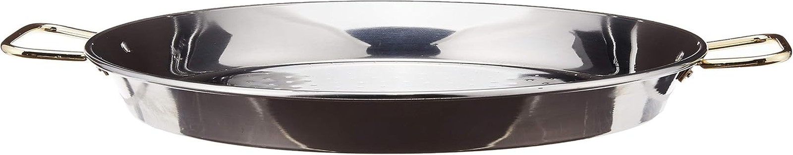 16-Inch Stainless Steel Paella Pan – Perfect for Delicious Spanish Dishes