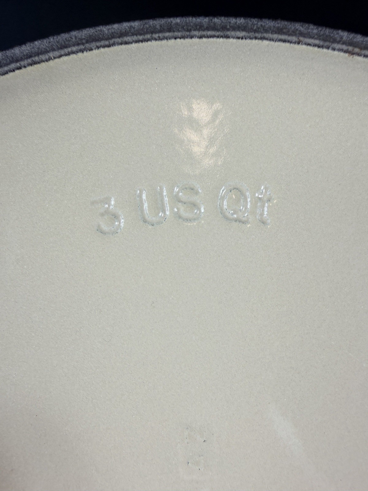 Le Creuset 3 Qt #24 Saucier Cast Iron Blue Enamel EUC