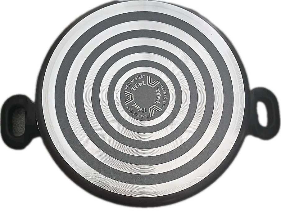 T-FAL ~ GREY ~ 5 Quart ~ Aluminum ~ DUTCH OVEN w/Glass Lid ~ Non-Stick Interior