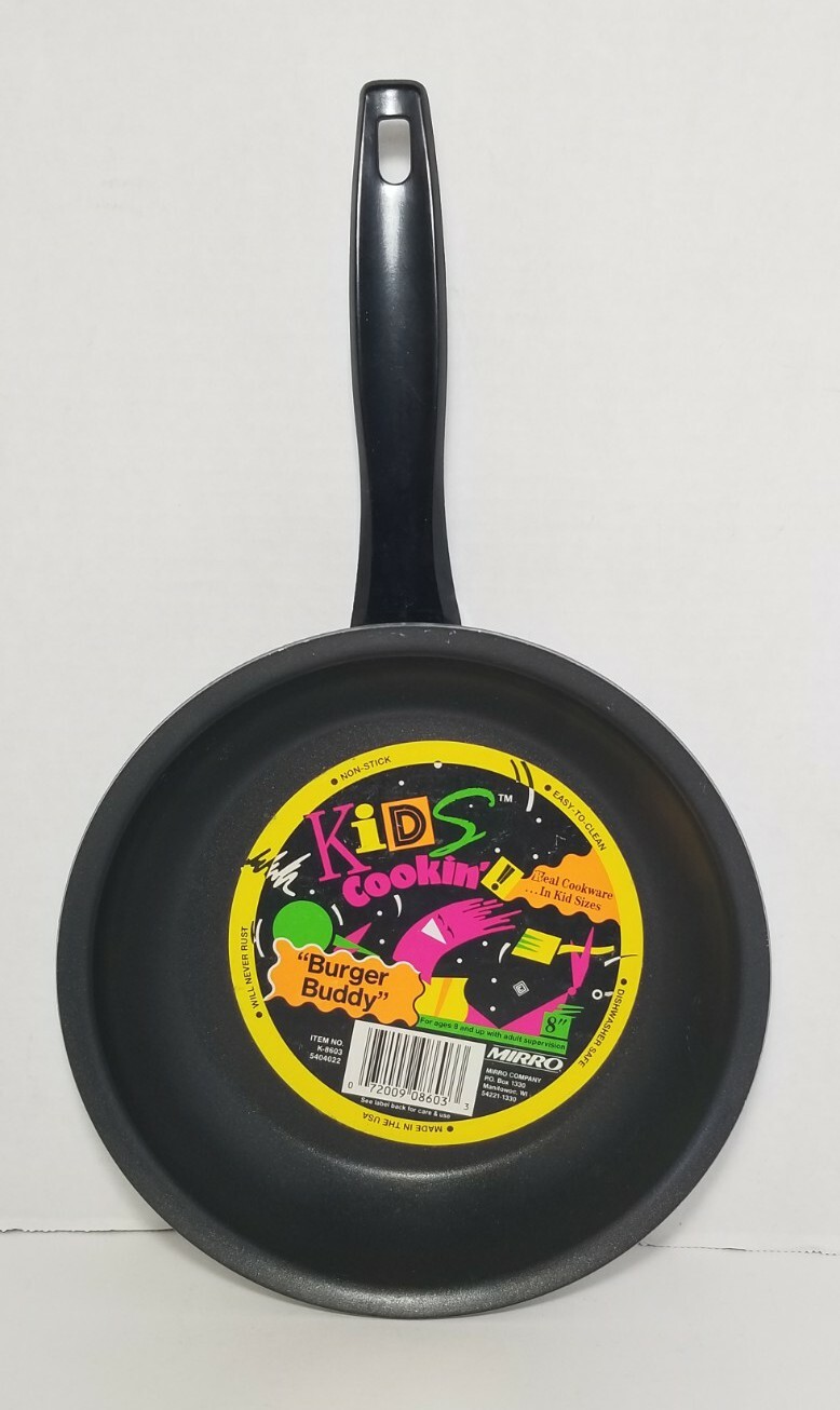 Mirro Kids Cookin Burger Buddy Handled Non Stick 8″ Pan Item K-8603
