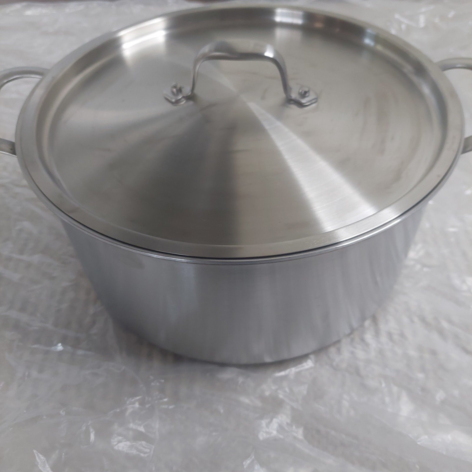 NWOT! Quince 8qt- 5ply Stainless Steel Non-Toxic StockPot & 12″ Fry Pan ! (G20)