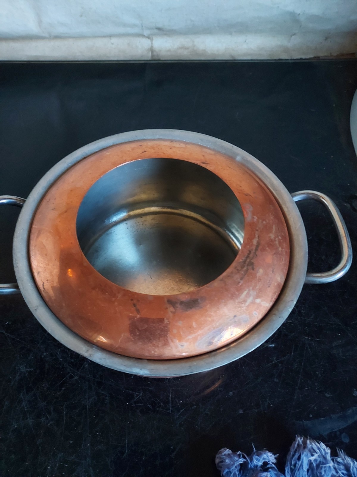 Vintage Williams Sonoma Copper Pot Ruffoni No Lid