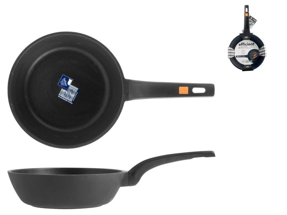 Pan Non-Stick with Handle By 9 3/8in Diameter Pinti Inox