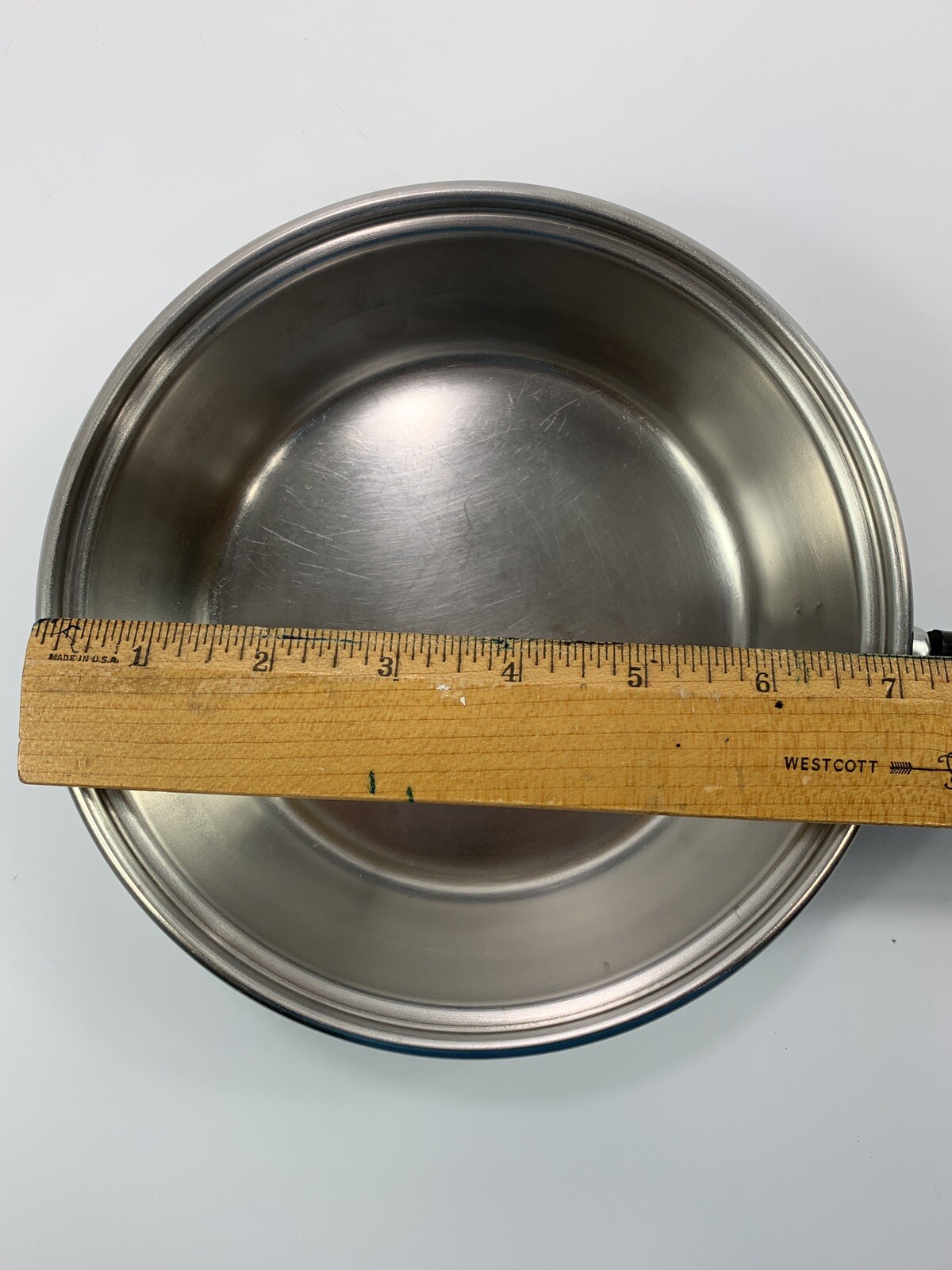Vintage Flint Arrowhead EKCO Stainless Steel Radiant Heat Core 7″ Skillet 362